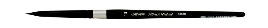 Кисть Silver Brush Black Velvet 3000S белка+синтетика круглая №10 (7 мм)