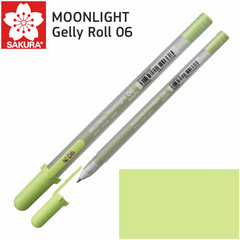 Ручка гелевая MOONLIGHT Gelly Roll 06, Ярко-зеленая, Sakura