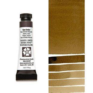 Краска акварельная Daniel Smith 5мл Raw Umber