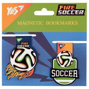 Набор закладок магнитных Football, 2 штуки, Yes