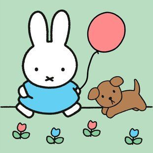 Картина за номерами SANTI Miffy. Cheerful friends 25х25 см