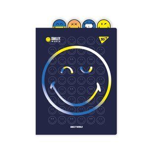 Папка-куток Smiley World, А4, 23,5х32,5 см, пластикова, з фігурними роздільниками, Yes
