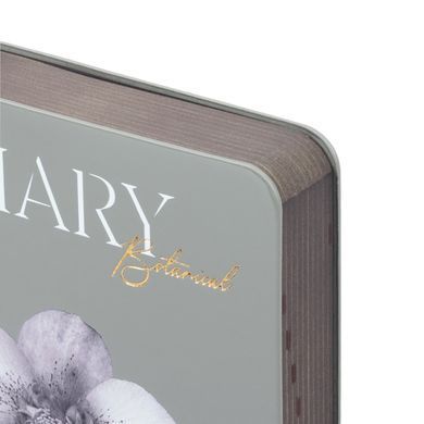 Ежедневник деловой Leo Planner Botanic, A6, датированный 2027, мягкий, серый, 352 страницы