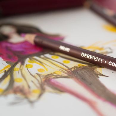 Набор цветных карандашей Coloursoft, металлическая коробка, 24 штуки, Derwent
