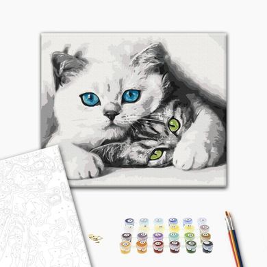 Картина по номерам Мурлыки, 48х60 см, Brushme