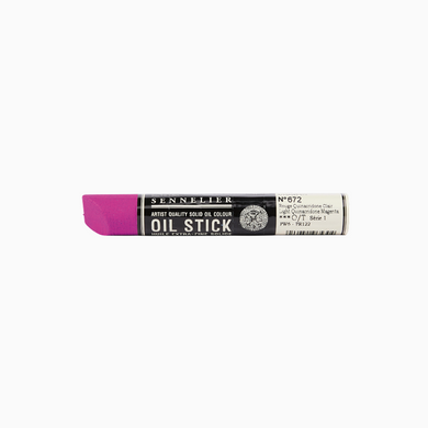 Масляная краска в форме пастели Sennelier Oil Stick, 38 мл, S1, светло-хинакридоновая маджента (Light Quinacridone Magenta)