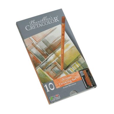 Набір художніх олівців для екскізів ARTINO 10 штук, Cretacolor