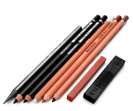 Набор художественных карандашей для эскизов ARTINO 10 штук, Cretacolor