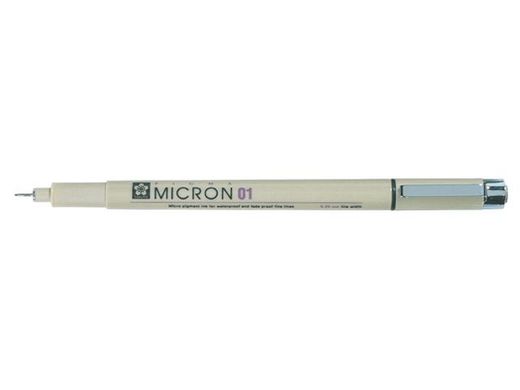 Лайнер PIGMA Micron (0.1), 0,25 мм, Черный, Sakura
