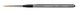 Кисть синтетика иммитация колонка Tintoretto 1325, №2, круглая, металлическая ручка 1325.2 фото 1 с 2