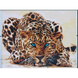 Алмазная вышивка Огненный Леопард 50х30 см DM-103 фото 4 с 6