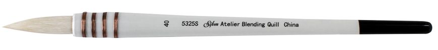 Кисть Silver Brush Atelier 5325S Hake круглая французское крепление №40 (8 мм)