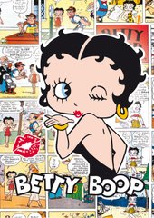 Блокнот Betty Boop 1, А5, 96 листов в клетку, обложка 7БЦ, YES