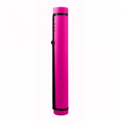 Тубус для паперу, розсувний, пластик, діаметр 8,5 см, довжина 65-110 см, яскраво-рожевий, Santi