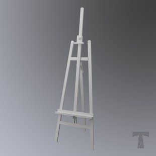 Мольберт художественный напольный белый, 174х55,5х20 см, Tart