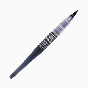 Ручка-кисть с чернилами Sennelier Ink Brush, слоновая кость (Ivory Black)