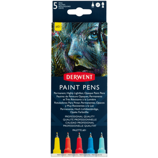 Набор цветных ручек Paint Pen PALETTE №1, 5 штук, Derwent