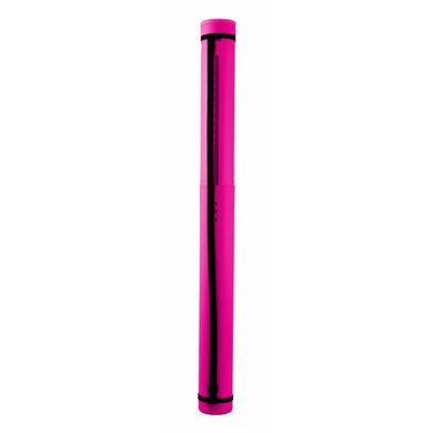 Тубус для бумаги, раздвижной, пластик, диаметр 8,5 см, длина 65-110 см, ярко-розовый, Santi