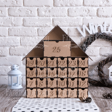 Адвент календар католицький на 25 днів №093, DIY конструктор, Fabrika Decoru