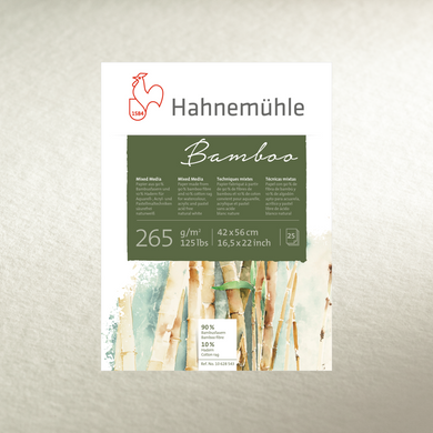 Альбом-склейка для різних технік малювання Bamboo Mixed Media, 8х10,5 см, 265 г/м², 10 аркушів, Hahnemuhle