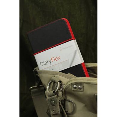 Блокнот для набросков и записей DiaryFlex, 19x11,5 см, 100 г/м², 80 листов, в съемной обложке, нелинованный, Hahnemuhle