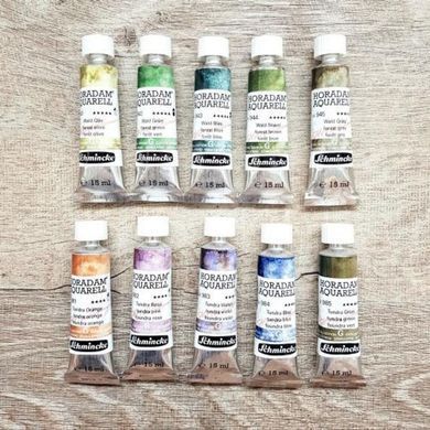 Фарба акварельна Schmincke Horadam Aquarell 15 мл Tundra Orange 981 супергрануляція