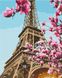 Картина за номерами Сакура у Парижі, 40x50 см, Brushme BS52836 зображення 1 з 2