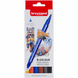 Набір лінерів-пензлів BRUSHPEN Amsterdam, двосторонні, 6 кольорів, Bruynzeel 8712079454609 зображення 1 з 2