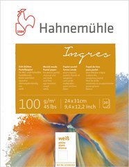 Альбом-склейка для пастелі Ingres, 24х31 см, 100 г/м², 20 аркушів, білий, Hahnemuhle