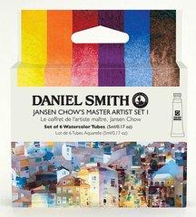 Набор акварельных красок Daniel Smith в тубах 6 цветов 5 мл Jansen Chows Master set 1