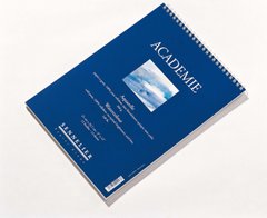 Альбом для акварели на железной спирали Sennelier Academie, 12 листов, целлюлоза, 300 г/м², А4, Сold press