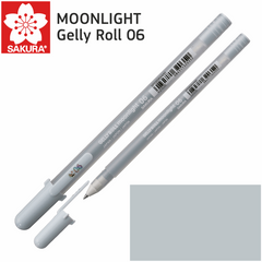 Ручка гелева MOONLIGHT Gelly Roll 06, Блакитно-сіра, Sakura