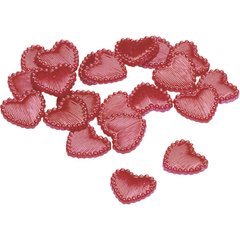Набір декоративних прикрас Серця, червоний, 1,2 см, 48 штук, Knorr Prandell