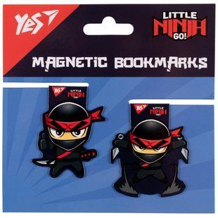 Набор закладок магнитных Ninja, 2 штуки, Yes
