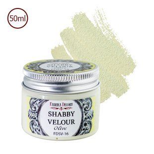 Фарба акрилова Shabby Velour, Оливка, 50 мл, Fabrika Decoru