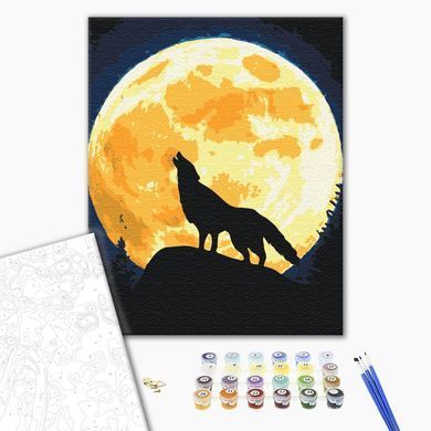 Картина за номерами Повний місяць, 40х50 см, Brushme