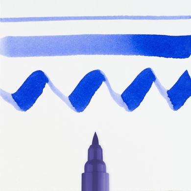 Кисть-ручка Ecoline Brushpen (507), Ультрамарин фиолетовый, Royal Talens