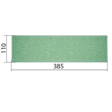 Силіконовий килимок №21, очний орнамент, 11 x38,5 см, Fabrika Decoru