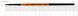 Пензель Flame 1368FR, №00, cинтетика, овальний, коротка ручка, Rosa 4823098534761 зображення 1 з 5