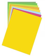 Бумага для дизайна Fotokarton B2, 50x70 см, 300 г/м2, №14 бананово-желтая, Folia
