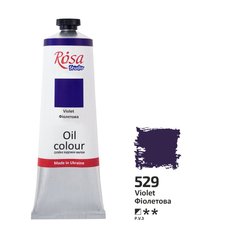 Фарба олійна, Фіолетова, 100 мл, ROSA Studio