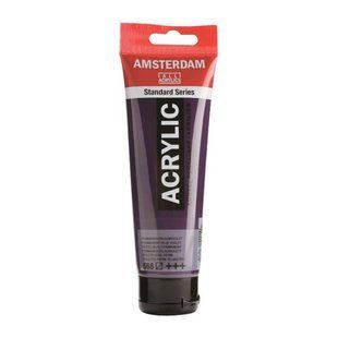 Краска акриловая AMSTERDAM, (568) Сине-фиолетовый устойчивый, 120 мл, Royal Talens