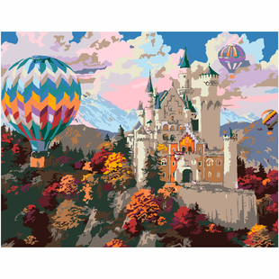 Картина за номерами Dream Castle, 35x45 см, ROSA START
