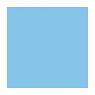 Бумага для дизайна Fotokarton A4, 21x29,7 см, 300 г/м2, №30 небесно-голубая, Folia
