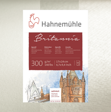 Бумага акварельная Hahnemuhle Britannia 300 г/м², HP, 70х100 см, лист, Hahnemuhle