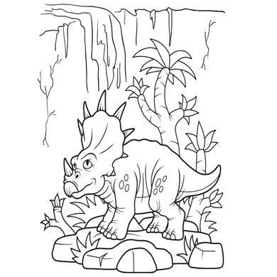 Раскраска Dinosaurs 2, А4, 12 страниц, 1Вересня
