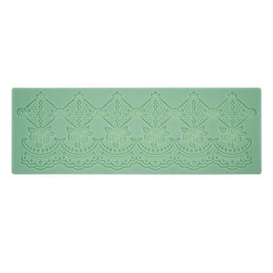 Силіконовий килимок №27, Венеціанське мереживо, 12 x34,5 см, Fabrika Decoru