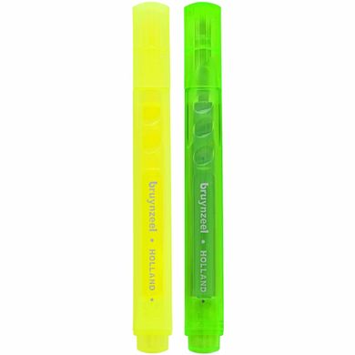 Набор маркеров Highlighter Yellow/Green 2 цв, Bruynzeel