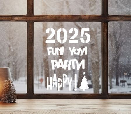 Трафарет многоразовый Новый год, №241, XL, 30х30 см, Fabrika Decoru