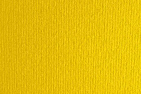 Бумага для дизайна Elle Erre B1, 70x100 см, №07 giallo, 220 г/м2, желтая, две текстуры, Fabriano